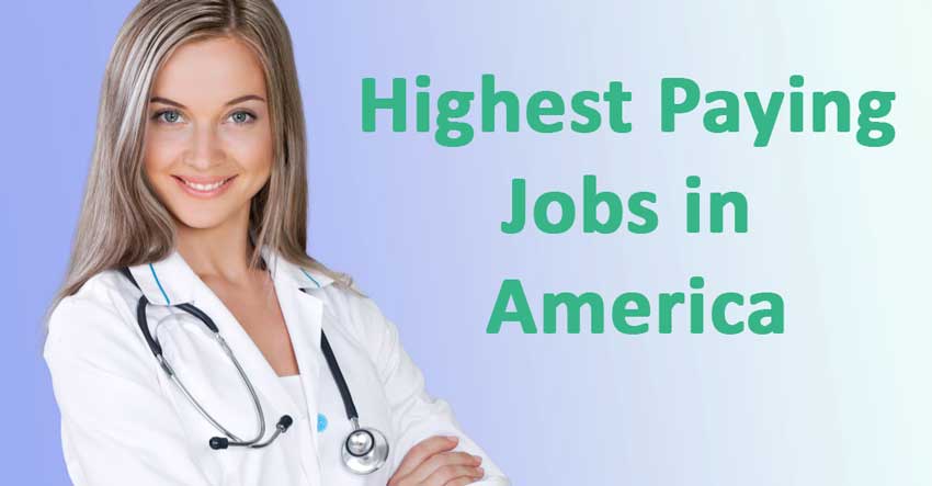 highest paying jobs in america